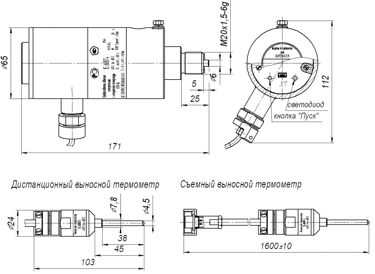 МТУ-04.02.ХХ Универсальный устьевой манометр-термометр || ГК 